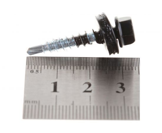 Кровельный саморез Daxmer 4,8х29 RAL 9005 6427 – изображение 3