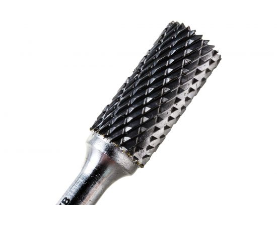 Борфреза твердосплавная (12x6x25x70 мм; тип B-цилиндр с реж. торцом) Профоснастка №115 860261225700 – изображение 3
