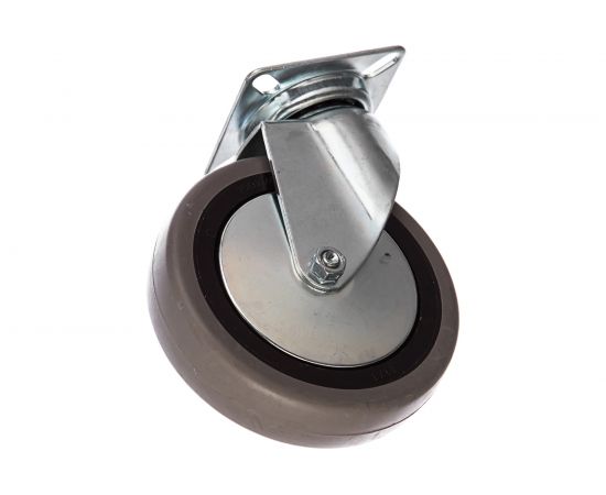 Колесо с вращающейся опорой и пластиной крепления (100 мм; 55 кг) Tellure rota 374104 – изображение 3