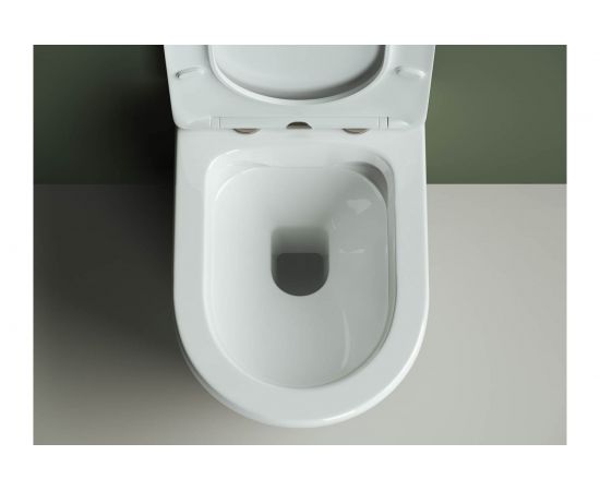 Подвесной унитаз Ceramica Nova HIGHLIGHT Rimless, с крепежом CN1804 – изображение 4