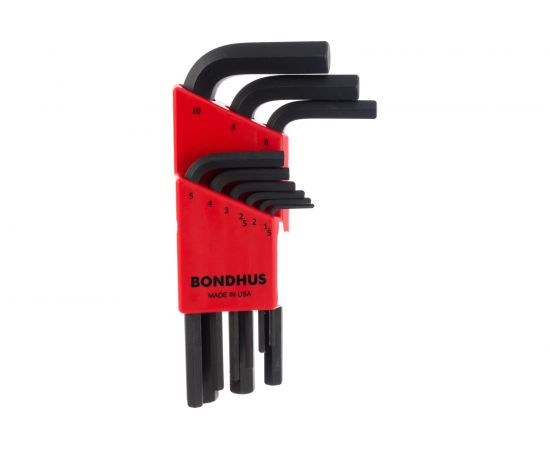 Набор из 9 черных ключей BONDHUS S 1.5-10mm 12299 – изображение 4