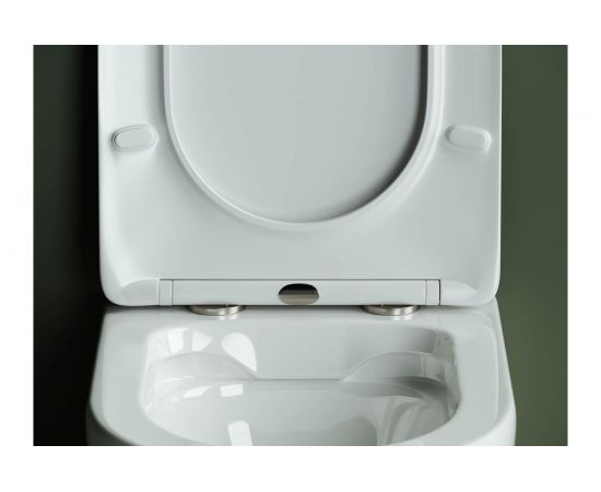 Подвесной унитаз Ceramica Nova HIGHLIGHT Rimless, с крепежом CN1804 – изображение 5