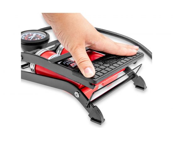 Ножной насос Heyner двойной, с ресивером, с манометром LUX, 10 бар 22500N – изображение 5