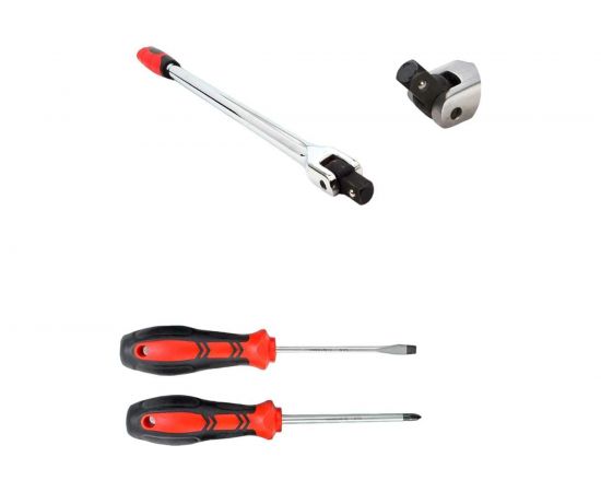 Набор инструментов GOODKING 150 предметов, 1/4 3/8 1/2, трещотка M-10150 – изображение 7