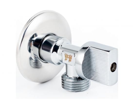 Угловой шаровой кран PROFACTOR NEW PF CHROME н/н 1/2 дюйма х 1/2 дюйма PF BAV 357 – изображение 7