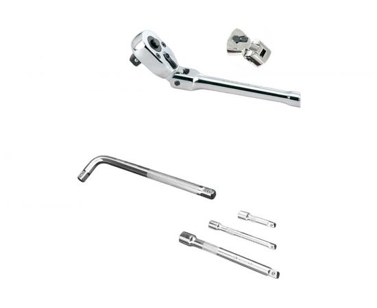 Набор инструментов GOODKING 150 предметов, 1/4 3/8 1/2, трещотка M-10150 – изображение 9