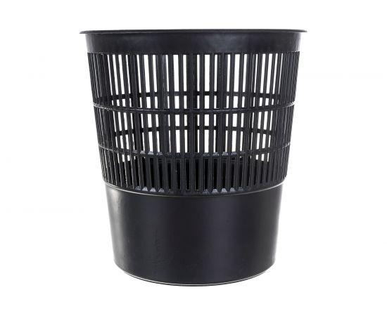 Корзина для мусора ОСКОЛПЛАСТ 10 л, черная 011-02 