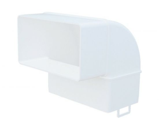 Колено вертикальное для прямоугольных воздуховодов (60x120 мм; 90°) ВИЕНТО В612КВП 