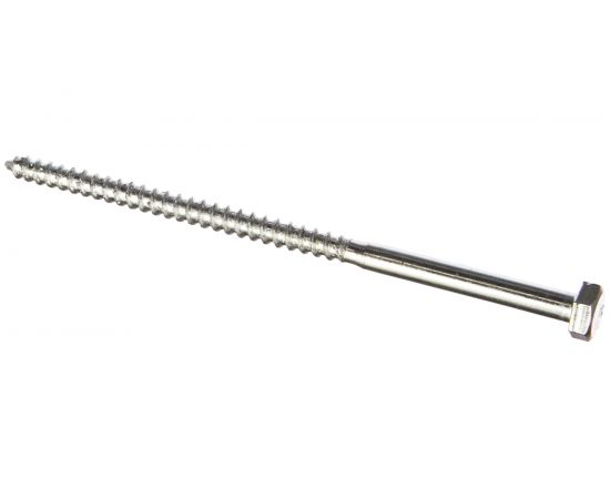 Шуруп глухарь с шестигранной головкой Метизный двор 6x120, 4 шт. 4690441034540 