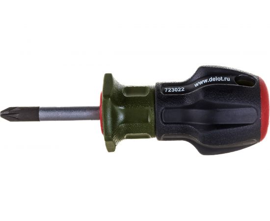 Отвертка Дело Техники c трехкомпонентной рукояткой РZ2×38 мм 723022 