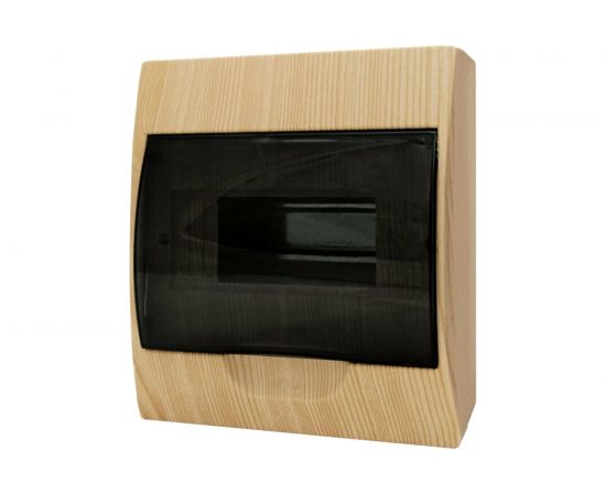 Распределительный навесной щит EKF ЩРН-П- 8 PROxima IP41 светлое дерево SQpb40-n-8-light 