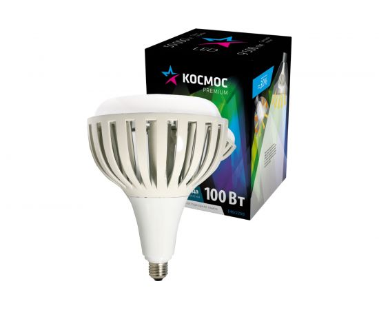 Светодиодная лампа KOSMOS PREMIUM HWLED 100W 220V E40 6500K KHWLED100WE4065 