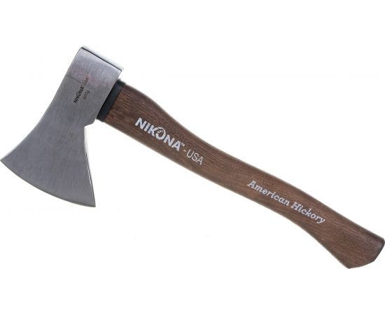 Топор c деревянной Hickory ручкой NIKONA 38см, с чехлом, 800гр 65-671 
