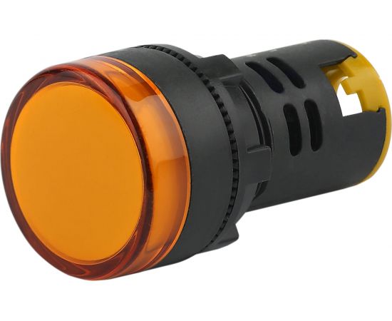 Лампа ЭРА AD22DS(LED)матрица, d=22мм, желтый, 12В, AC/DC, 10/1000/12000 Б0045604 