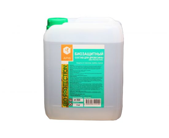 Биозащитный состав для древесины APIS bio protection канистра 5 кг 4665296512192 