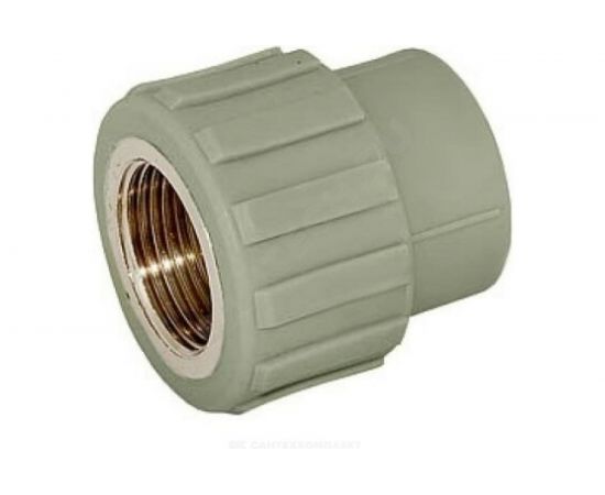 Муфта RTP PN25 комбинированная, внутренняя резьба, D20х1/2"", серая 10933 