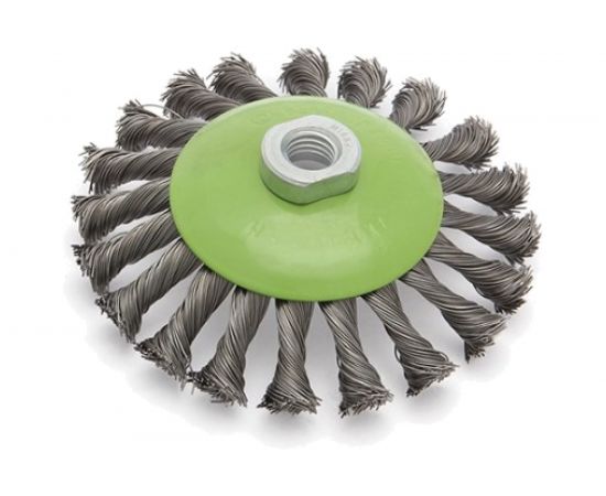 Щетка крученая конусная 125 мм для УШМ Дело Техники 275325 