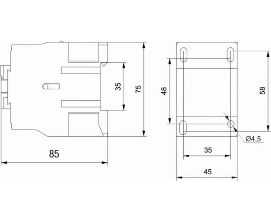 Контактор IEK КМИе-11810 18А 230В/АС3 1НО KKME11-018-230-10 – изображение 2