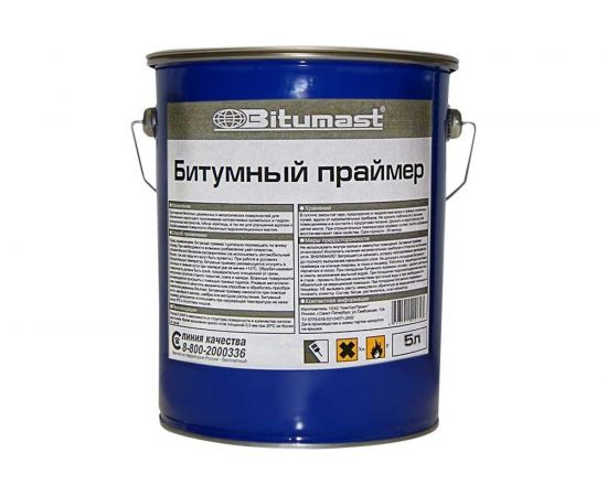 Битумный праймер, 5 л Bitumast 4607952900172 – изображение 2
