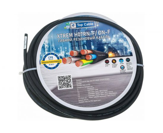 Силовой гибкий кабель Top Cable XTREM H07RN-F 7х1,5 20 метров 3007001MR20RU – изображение 2
