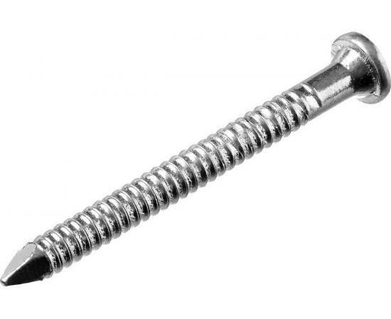 Ершеные гвозди с конической головкой ЗУБР, оцинкованные, 40 х 4.0 мм, 5 кг, (примерно 1240 шт.) 305160-40-040 – изображение 2