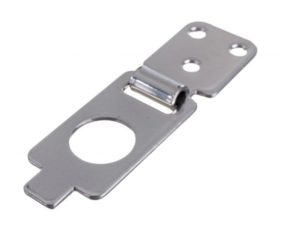 Дверной стопор с фиксатором Домарт 90 мм, хром 170247 – изображение 2