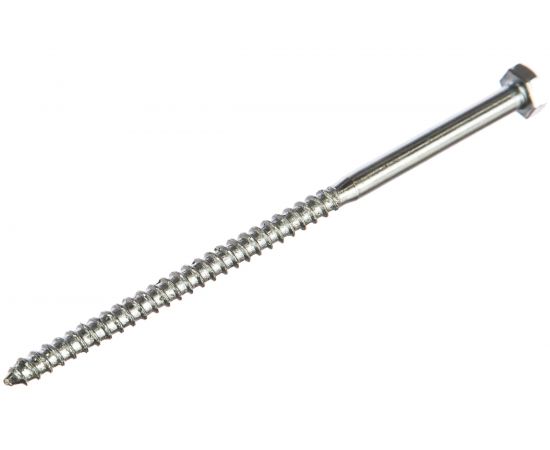 Шуруп глухарь с шестигранной головкой Метизный двор 6x120, 4 шт. 4690441034540 – изображение 2