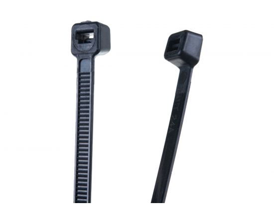 Нейлоновый хомут стяжка DolleX 4,8х200 мм, уп. 100 шт., черный SN-521 – изображение 3