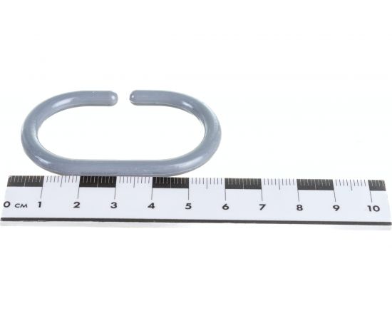 Пластиковые кольца для штор Аквалиния серые, 12 шт. 81-002 – изображение 3