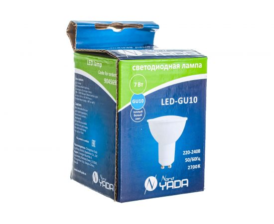 Светодиодная лампа Nord-Yada GU10 7W MR16 220V 2700K 904569 – изображение 3