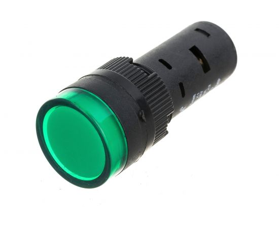 Лампа ЭРА AD16DS(LED)матрица d16мм, зеленый, 24В AC/DC, 10/1000/28000 Б0045612 – изображение 3