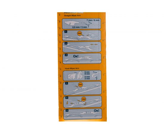 Щетка стеклоочистителя каркасная (2 шт; 16""/400 мм) HOLA HB1616 – изображение 3