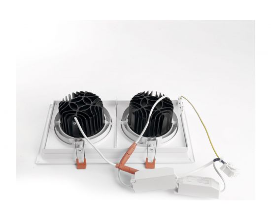 Карданный светодиодный светильник FERON 2x20W 3600 Lm, 4000К, 35 градусов, белый, AL202 29777 – изображение 4