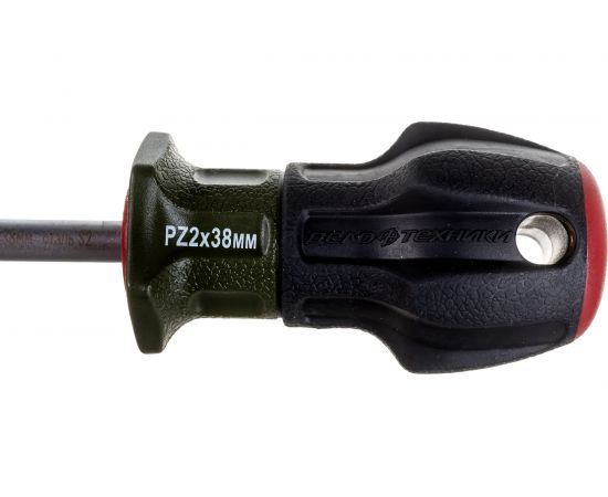 Отвертка Дело Техники c трехкомпонентной рукояткой РZ2×38 мм 723022 – изображение 5