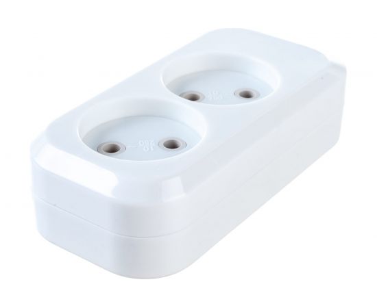 Колодка 2P 10А c защитой от детей Electraline 82112 