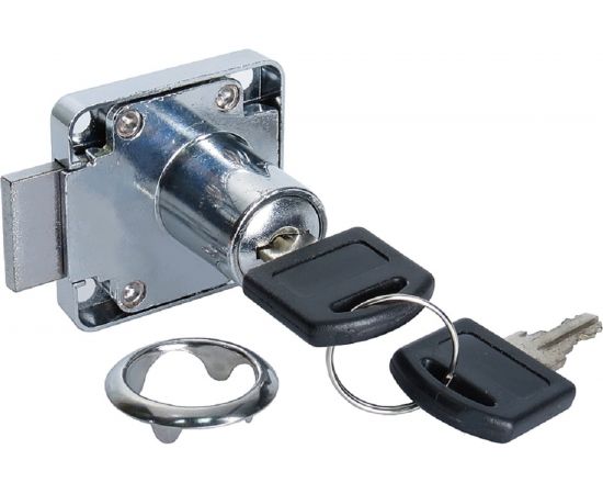 Мебельный замок Левша 138 никель У8-9229 