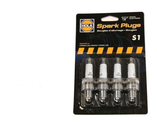 Свеча 4 шт для ГАЗ 3302/3110 дв.402 / УАЗ дв.417-421 карбюратор 0.7 HOLA S1 