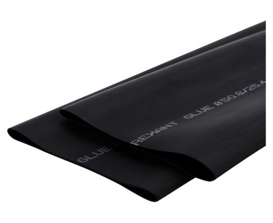 Термоусаживаемая двустенная клеевая трубка REXANT 50,8/25,4 мм черная 2 шт по 1 м 26-2110 