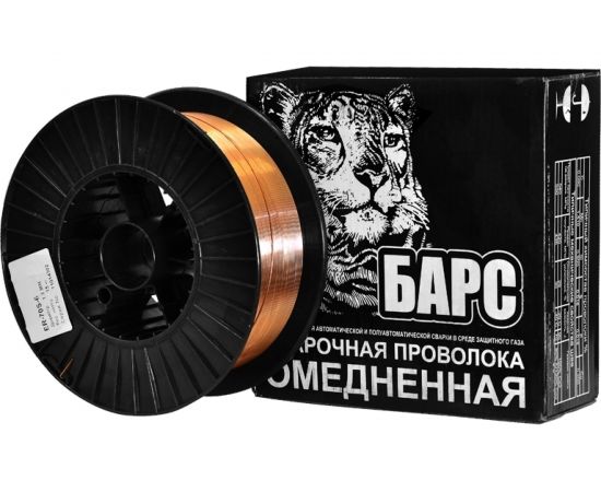 Проволока сварочная омедненная (1.0 мм; кассета 15 кг; СВ-08ГС) ER-70S-6 БАРС 
