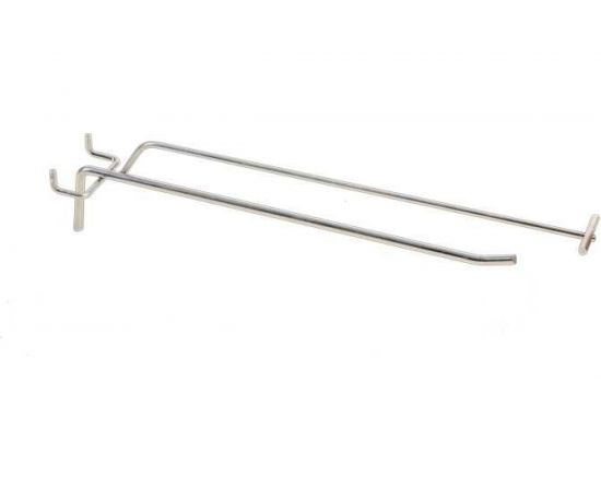 Одинарный крючок на перфорацию ООО ТД Ижпромсервис длина 100 мм, диаметр 5 мм, шаг 50 мм, 10 шт. НФ-00002448 