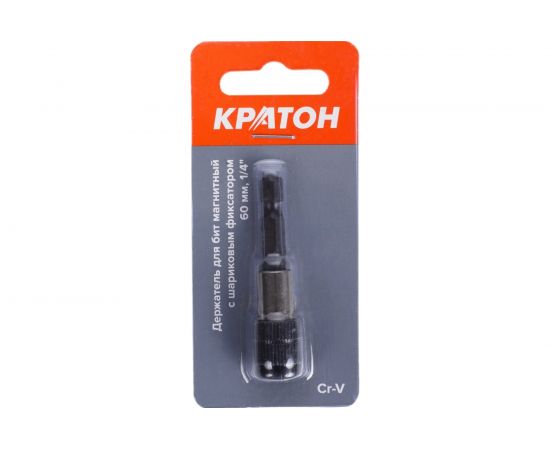 Магнитный держатель для бит Кратон с шариковым фиксатором 60 мм 1 12 03 005 1 12 03 005 