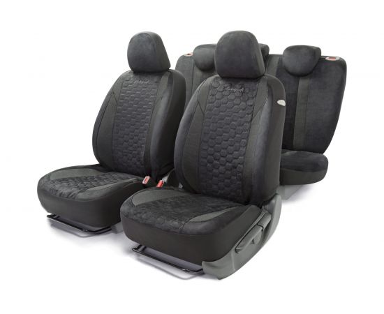 Авточехлы ALCANTARA AUTOPROFI ALC-1505 BK/BK 