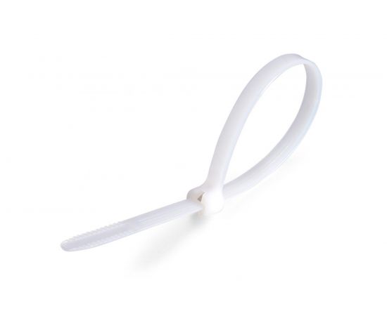 Нейлоновые стяжки FORTISFLEX КСЗ 8х400 белые 74110 