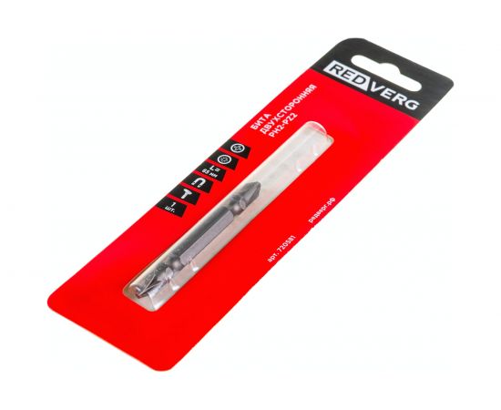 Бита двусторонняя PH2-Pz2, 65 мм REDVERG 6623512 