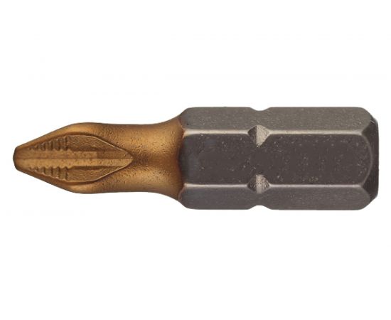 Бита магнитная Philips (2 шт; 25 мм; Ph3; 1/4; titan) МастерАлмаз 10501012 