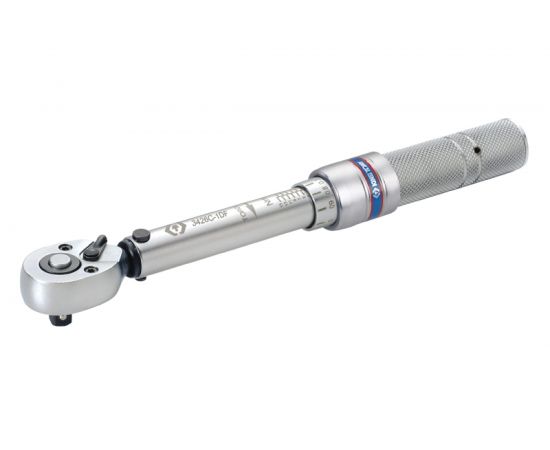 Динамометрический ключ 1/4 (5-25 Нм, футляр) KING TONY 3426C-2DF 