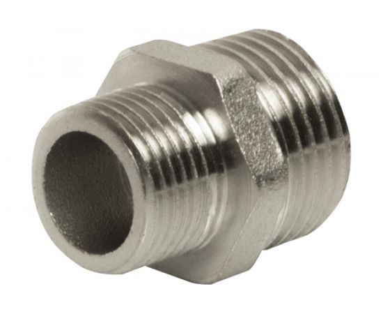 Переходной ниппель VRT 1/2""-3/8"", наружная/наружная, никель 1909-001510 503071 