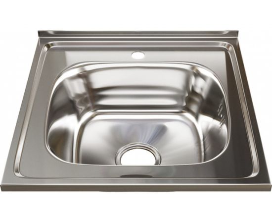 Мойка mixline 50х50х18 см, 0.8, выпуск 3 1/2, с сифоном, без гофры 527972 