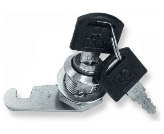 Мебельный замок Локри поворотный, хром UL-20 