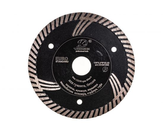 Диск алмазный турбо по граниту EURO STANDART (125х22.2 мм) TECH-NICK 121001005 